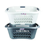 Plastic Laundry Basket - 49 x 24 x 32cm
